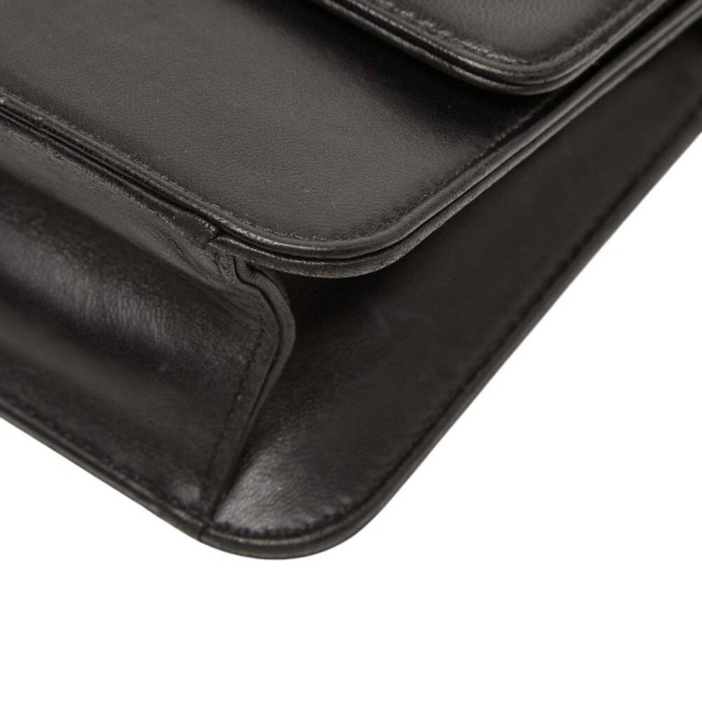 CHRISTIAN DIOR Black Leather Shoulder Bag - Picture 4 of 12